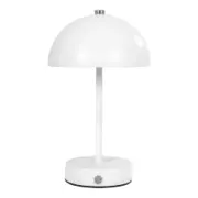 HOUSE NORDIC Holt LED-bordlampe, oppladbar – hvitt stål – produktbilde