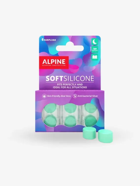 Silikonørepropper (6 stk.) – produktbilde