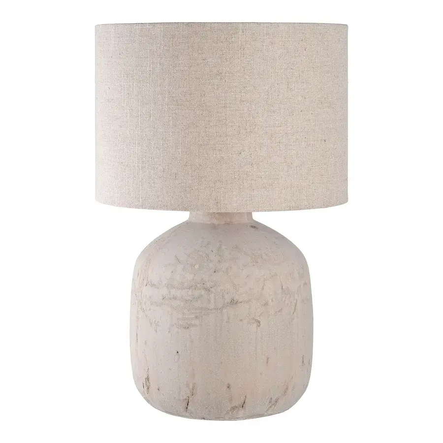 HOUSE NORDIC Bilby bordlampe – lysebrun keramikk – produktbilde